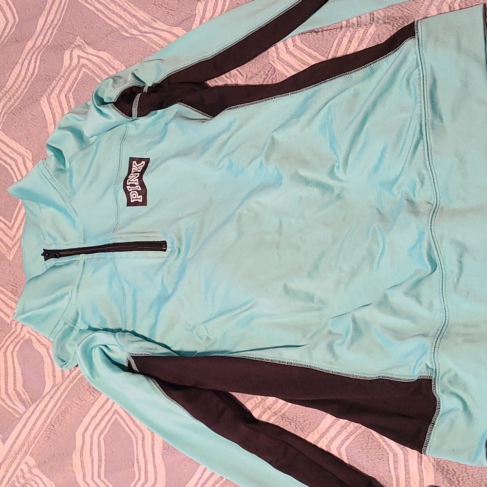 Pink athletic 1/4 zip